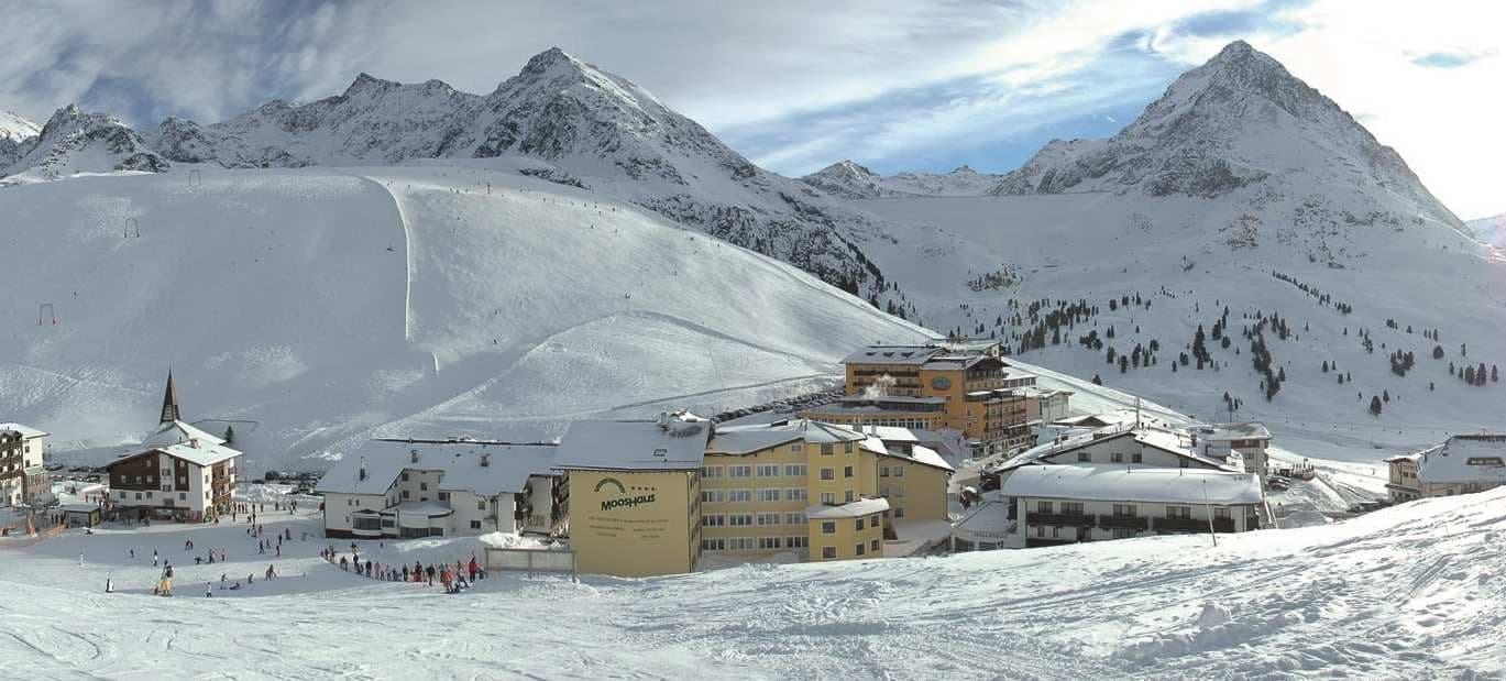 Kuhtai in Austria: a ski resort surrounded by snowy mountains.
