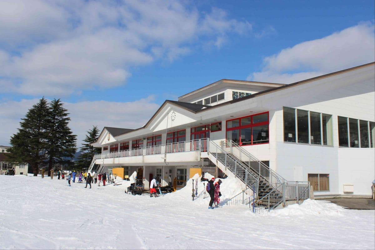 Itsukamachi in Japan - snow on the ground.