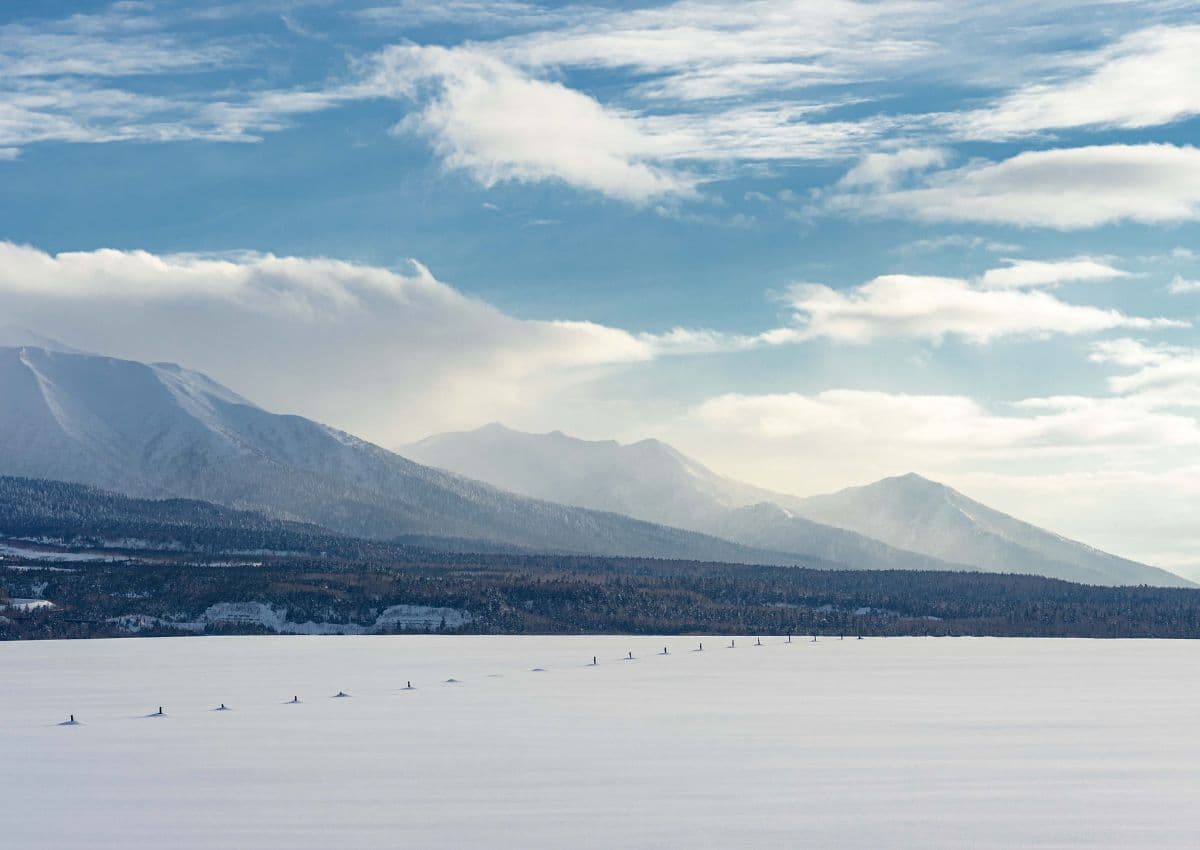 Sky Shishiku in Japan - a snow covered mountain.