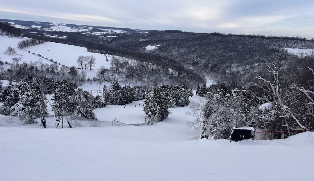 Sundown Mountain Resort in USA - the view from the top of the mountain.