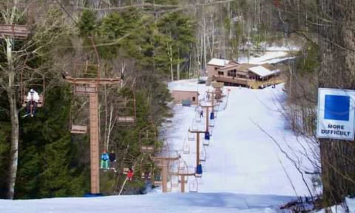 Campton Mountain in USA - the view from the top of the mountain.