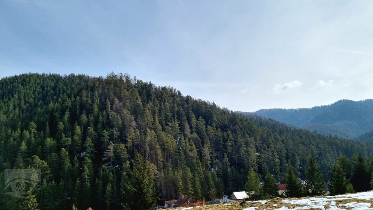 Vernár in Slovakia - the view of the mountains from the top of the mountain.