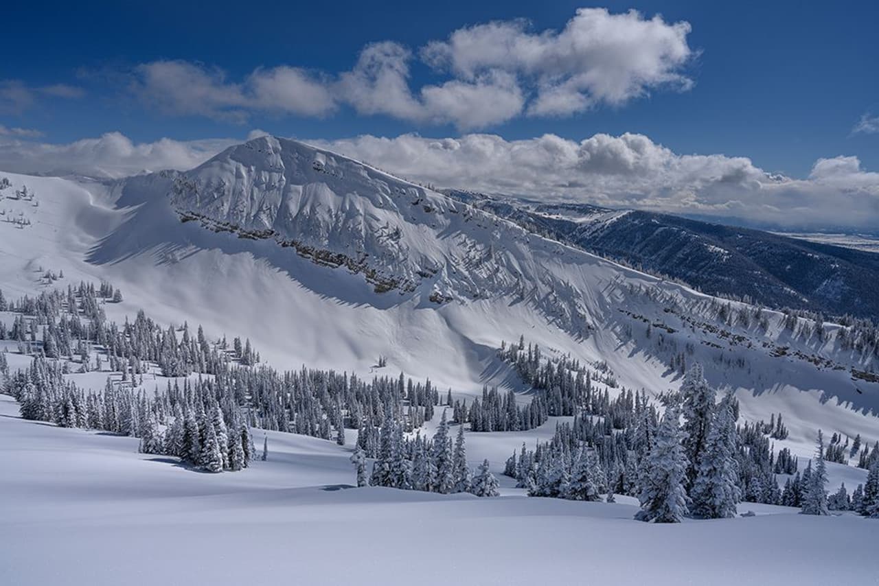 Grand Targhee in USA - a snow covered mountain.