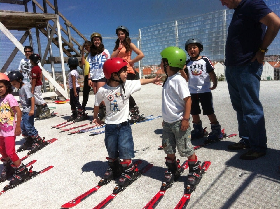 Ski Skate Amadora Parque resort background