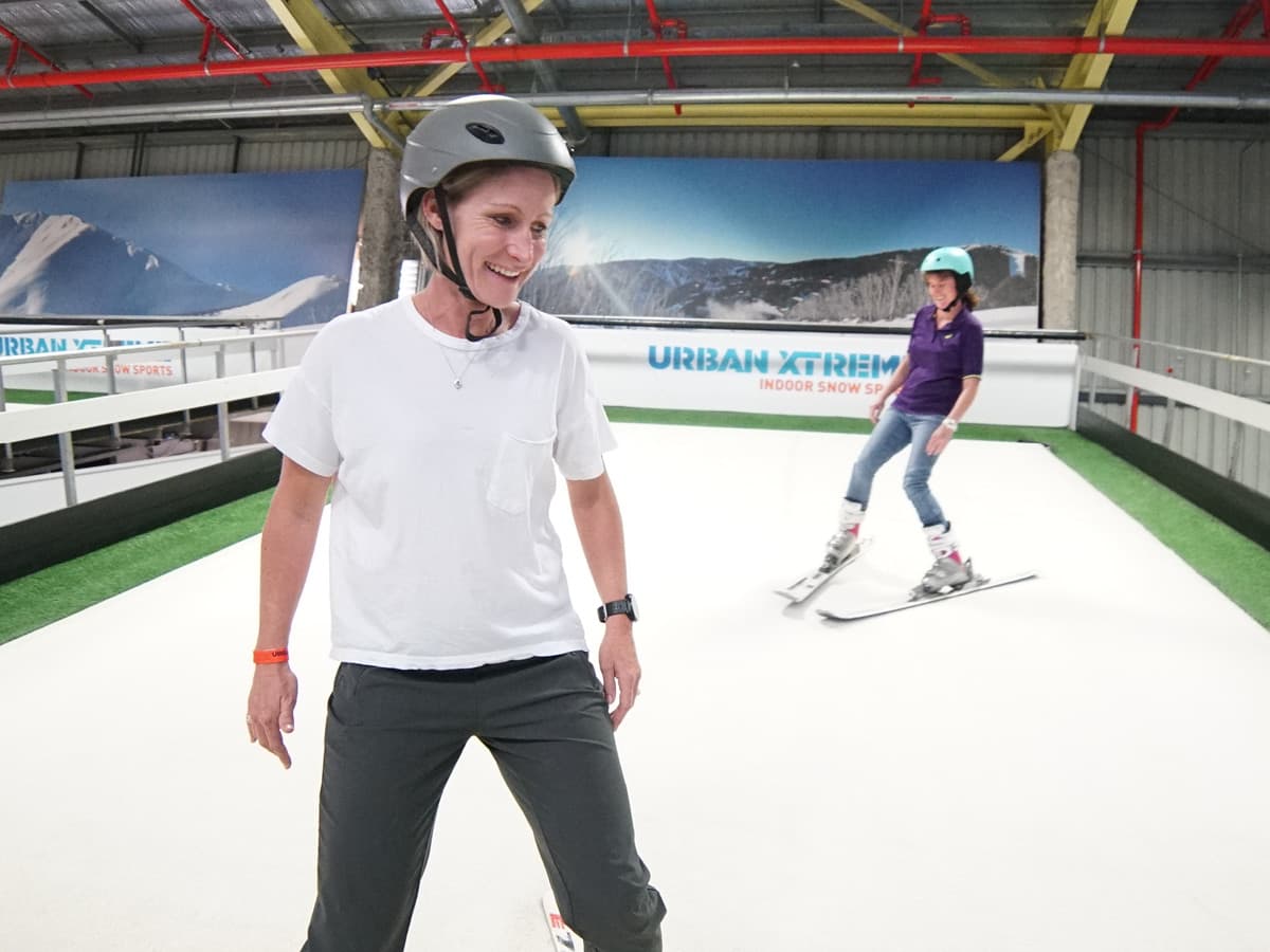 Urban Xtreme – Brisbane in Australia - a man and a woman skate in a skate park.